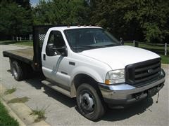 2002 Ford F-450 Flatbed Truck 