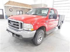 2004 Ford F250 XLT 4x4 Extended Cab Service Pickup 
