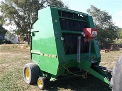 John Deere 535 Big Round Baler W/Gandy Dry Inoculant Applicator 