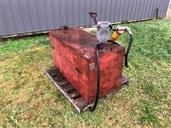 100 Gallon Square Fuel Tank 