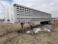 1993 Eby T/A Ground Load Livestock Trailer 
