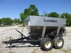 Adams Fertilizer Spreader Trailer 