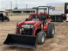 2017 Mahindra 15264FSIL Compact Utility Tractor W/Loader 