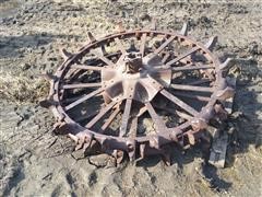 F And H Antique Steel Wheel 