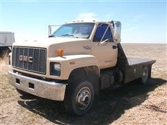 1991 GMC Topkick Flatbed Truck 