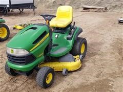 2010 John Deere LA145 Riding Lawn Mower 