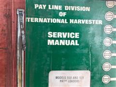International Harvester Pay Line Division Service Manual 