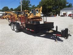 2002 Towmaster® T-10-P T/A Skid Steer Loader Trailer 