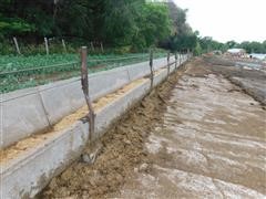Cement Fence Line Feed Bunks 