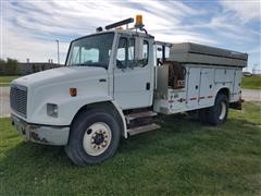 2001 Freightliner FL70 Service Truck W/Autocrane & Compressor 