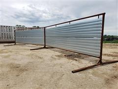 D&S Heavy Duty Portable Freestanding Windbreak Panels 