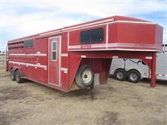 1997 Titan Gooseneck Livestock Trailer 