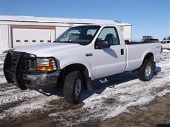 1999 Ford SRW Super Duty F250 XL Pickup Truck 