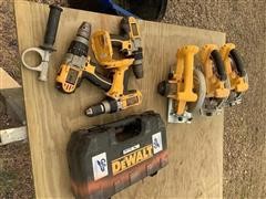 DEWALT 18V Cordless Tools, Case & Charger 