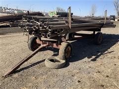 4” Steel Irrigation Pipe & Brady Wagon 