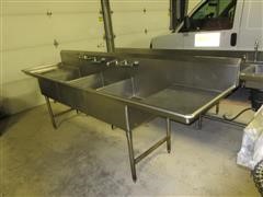Stainless Steel 10' Long Table 