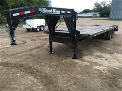 2012 Road King 30' T/A Flatbed Trailer 