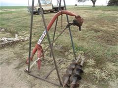 Bush Hog 2101 PHD Cat 1 Post Hole Digger W/2 Augers And Parking Stand ...