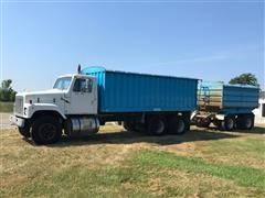 1980 International T/A Grain Truck & Trailer 