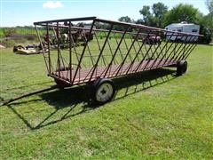 Portable Hay Feeder Wagon 