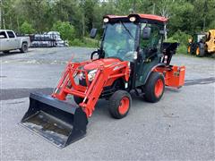 2023 Kioti CX2510HCB Compact Utility Tractor W/Loader & Snowblower 