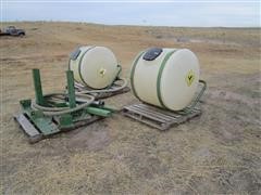 John Deere 220 Saddle Tanks 