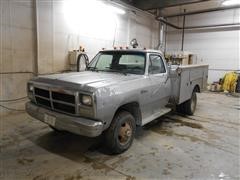 1992 Dodge Power Ram W350 4X4 Service Truck 