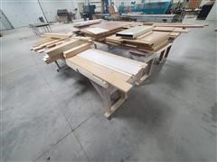 Moveable Wood Tables & Wood Supplies 