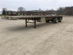 1985 Ravens 124841 48' T/A Spread Axle Flatbed Trailer 