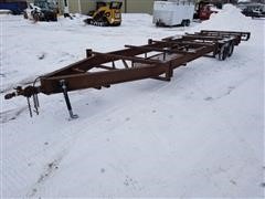 1980 Manufactured 30' T/A Flatbed Pipe Trailer 