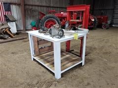 Heavy Duty Steel Work Bench 