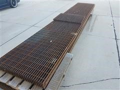 36" X 17' X 1.5" Steel Drainage Grates 