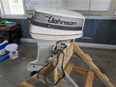1987 Johnson J40TLCUD Outboard Motor, Controls & Accessories 