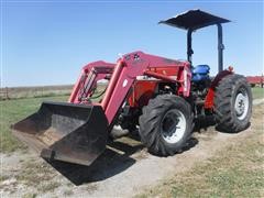 2003 Massey Ferguson 451 MFWD Tractor W/M-F 1050 Loader 