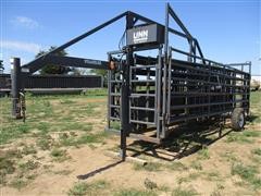 Linn Post And Pipe Wrangler Portable Solar/Hydraulic Pasture Corral 