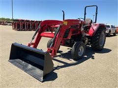 2018 Mahindra 6065 2WD Compact Utility Tractor W/Loader 