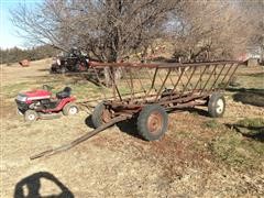 Homemade Hay Feed Wagon 