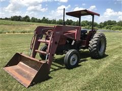 1988 Case IH 685 2WD Tractor W/Loader 