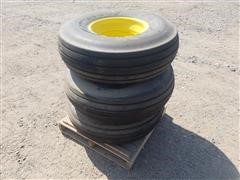 Goodyear Farm Highway 4 Ply Tires Mounted On Rims 