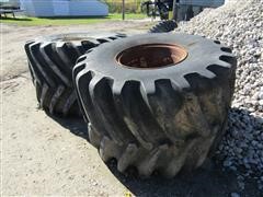Goodyear & Firestone 66x43.00-25 Flotation Tires & Rims 