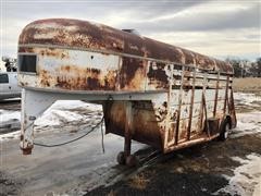 1985 Homemade Gooseneck Stock Trailer 