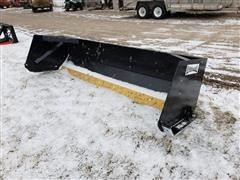 2018 Wemco SB-8 Snow Pusher Skid Steer Attachment 