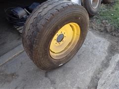 Spare Wagon Tire/8 Bolt Rim 385/65R22.5 