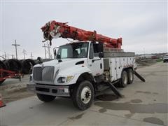 2005 International 7400 SBA T/A Digger Derrick Truck 