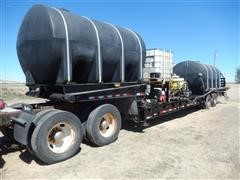 1981 Hyster Drop Deck Sprayer Tender Trailer 