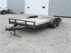 1997 Hull's 16' T/A Flatbed Trailer 
