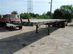 1988 Fontaine FTW-3-3048WSA T/A 48' Spread Axle Flatbed Trailer 