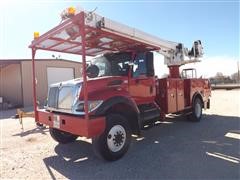 2007 International 7400SFA 4x4 Digger Derrick Truck 