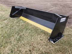 2018 Wemco SB-8 8' Wide Snow Pusher Skid Steer Attachment 