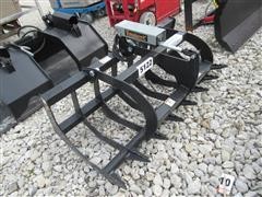 2015 Tomahawk 66" Brush Grapple Skid Steer Attachment 